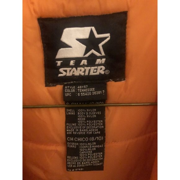 Starter Hoodie Mens Small Orange University of Tennessee Logo - Picture 3 of 7